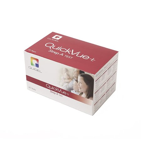 Respiratory Test Kit QuickVue+® Strep A Strep A Test 25 Tests CLIA Non-Waived