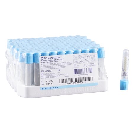 BD Vacutainer® Plus Venous Blood Collection Tube Sodium Citrate Additive 2.7 mL BD Hemogard™ Closure Plastic Tube