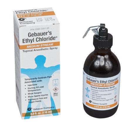 Gebauer's Ethyl Chloride® Ethyl Chloride 100% Medium Stream Bottle 115 mL