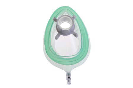 Anesthesia Mask Elongated Style Adult Size 5 Hook Ring