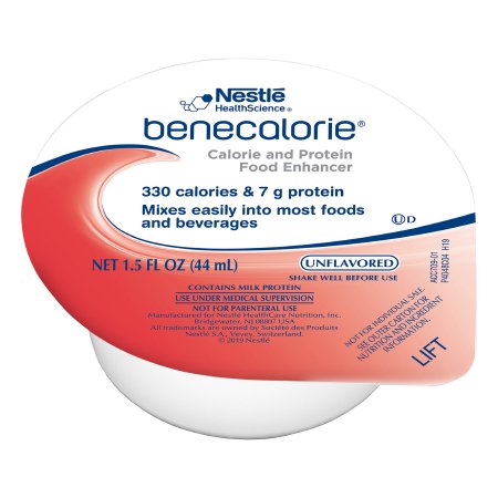 Oral Supplement Benecalorie® Unflavored Liquid 1.5 oz. Cup