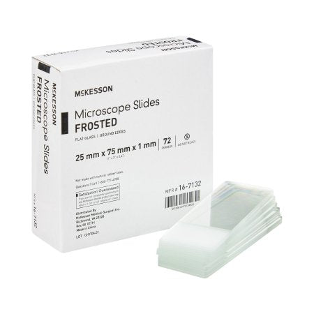 Microscope Slide McKesson 1 X 3 Inch X 1 mm Frosted End