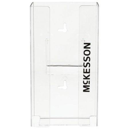 Glove Box Holder McKesson Horizontal or Vertical Mounted 1-Box Capacity Clear 4 X 5-1/2 X 10 Inch Plastic