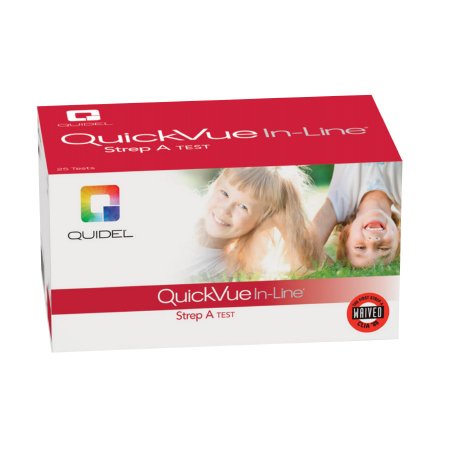 Respiratory Test Kit QuickVue® In-Line® Strep A Strep A Test 25 Tests CLIA Waived