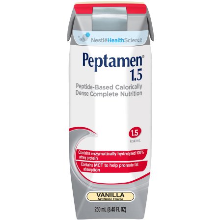 Oral Supplement Peptamen® 1.5 Vanilla Flavor Liquid 250 mL Carton