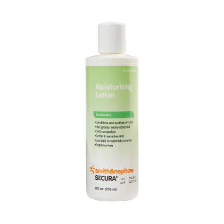 Hand and Body Moisturizer Secura™ 8 oz. Bottle Unscented Lotion