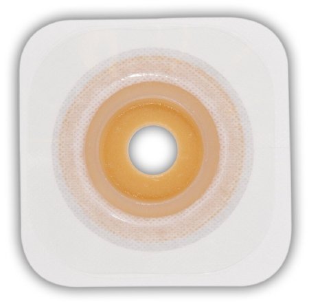 Ostomy Barrier Esteem synergy® Trim to Fit, Extended Wear Durahesive® White Tape 100 mm Flange Hydrocolloid 7/8 to 1-1/4 Inch Opening 4 X 4 Inch
