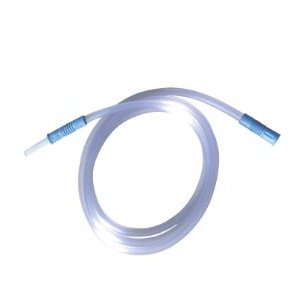 Suction Connector Tubing AMSure® 1-1/2 Foot Length 0.188 Inch I.D. Sterile Tube to Tube Connector Clear NonConductive PVC