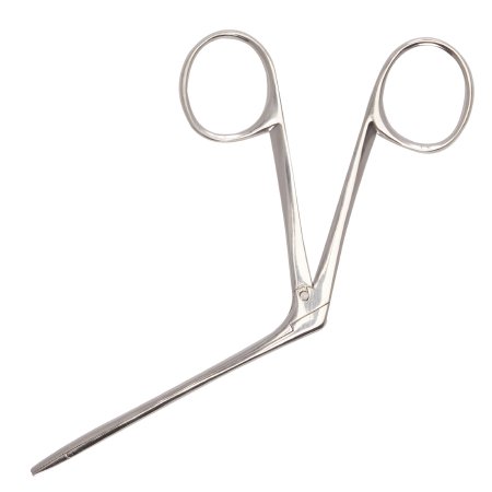 Ear Forceps McKesson Hartmann 3-1/2 Inch Length Office Grade Stainless Steel NonSterile Finger Ring Handle Serrated Alligator Tip