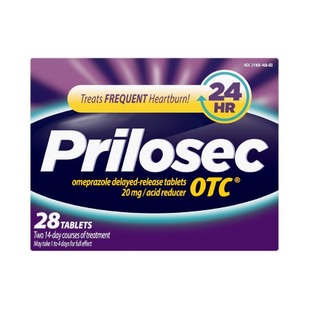 Antacid Prilosec OTC® 20 mg Strength Tablet 28 per Box