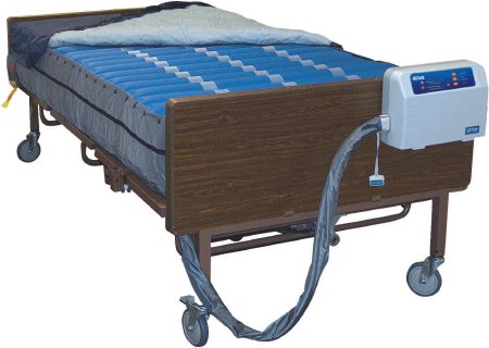 Bariatric Alternating Pressure Mattress Alternating Pressure System 10 X 42 X 80 Inch