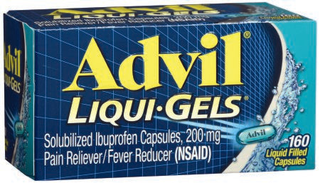 Pain Relief Advil® Liqui-Gels® 200 mg Strength Ibuprofen Capsule 160 per Bottle