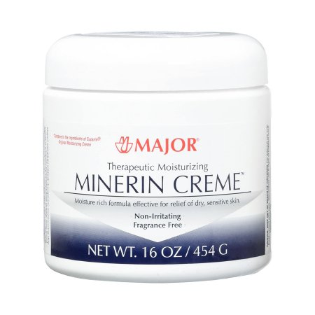Hand and Body Moisturizer Minerin® 16 oz. Jar Unscented Cream