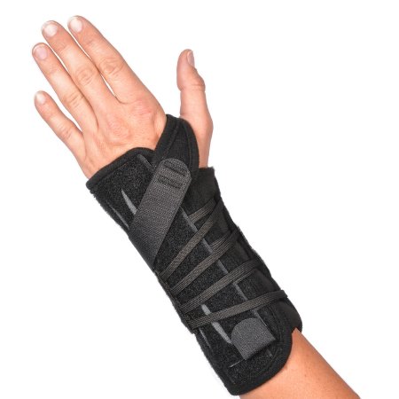 Wrist Brace Titan Wrist™ Aluminum / Nylon Left Hand Black Regular