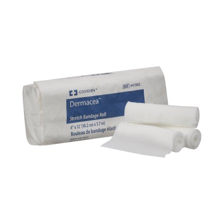 Conforming Bandage Dermacea™ 4 Inch X 4 Yard 12 per Pack NonSterile 1-Ply Roll Shape