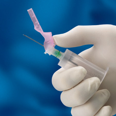 BD Vacutainer® Eclipse™ Blood Collection Needle with Holder 22 Gauge 1-1/4 Inch Needle Length Safety Needle Without Tubing Sterile