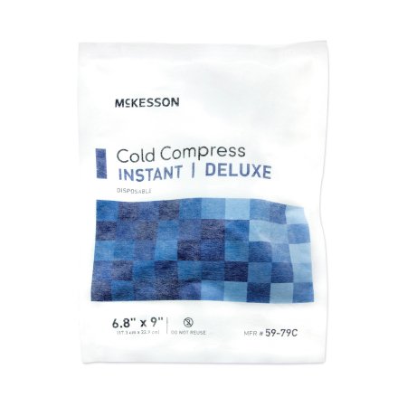 Instant Cold Pack McKesson Deluxe General Purpose Large 6-4/5 X 9 Inch Fabric / Calcium Ammonium Nitrate / Water Disposable