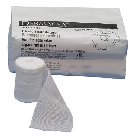Conforming Bandage Dermacea™ 6 Inch X 4 Yard 1 per Pack Sterile 1-Ply Roll Shape
