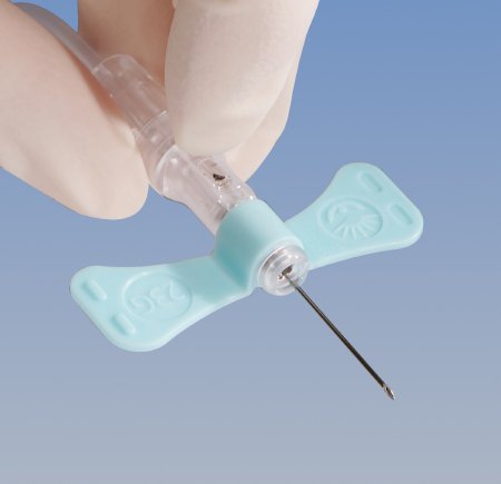 BD Vacutainer® Push Button Blood Collection Set with Holder 23 Gauge 3/4 Inch Needle Length Safety Needle 12 Inch Tubing Sterile