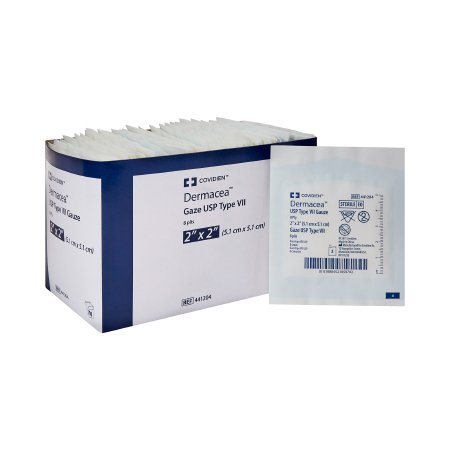 Gauze Sponge Dermacea™ 2 X 2 Inch 2 per Pack Sterile 8-Ply Square