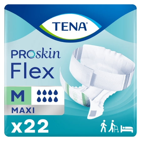 Unisex Adult Incontinence Belted Undergarment TENA® ProSkin™ Flex Maxi Size 12 Disposable Heavy Absorbency