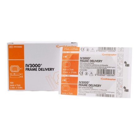 I.V. Dressing IV3000 Frame Delivery Film 2-3/8 X 2-3/4 Inch Sterile