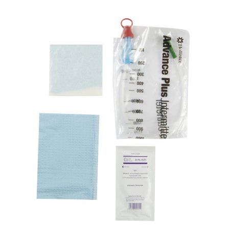 Intermittent Closed System Catheter Tray Advance Plus™ Straight Tip 14 Fr. Without Balloon PVC