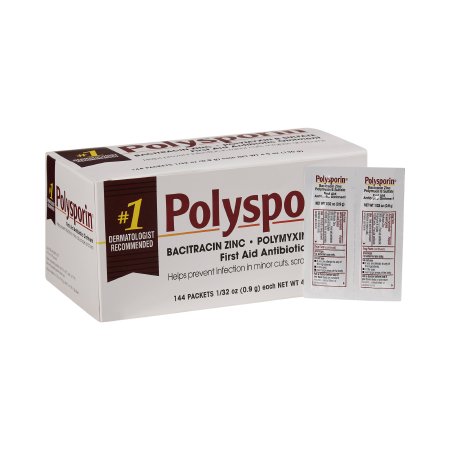 First Aid Antibiotic Polysporin® Ointment 0.9 Gram Individual Packet