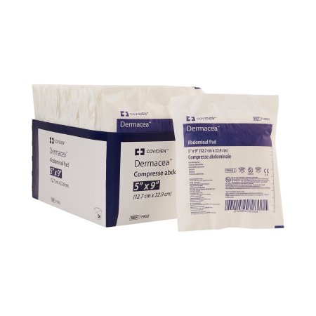 Abdominal Pad Dermacea™ 5 X 9 Inch 1 per Pack Sterile Rectangle