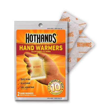 Instant Hot Pack Hothands-2® Hand Nonwoven Material Cover / Activated Charcoal / Iron Powder / Salt / Vermiculite / Water Disposable