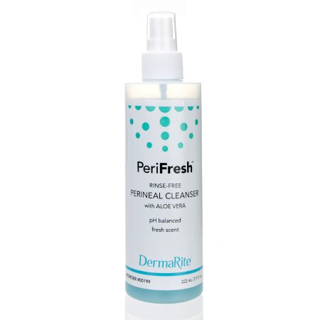 Rinse-Free Perineal Wash PeriFresh® Liquid 7.5 oz. Pump Bottle Scented