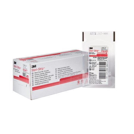 Skin Closure Strip Steri-Strip™ 1/4 X 3 Inch Nonwoven Material Flexible Strip Tan