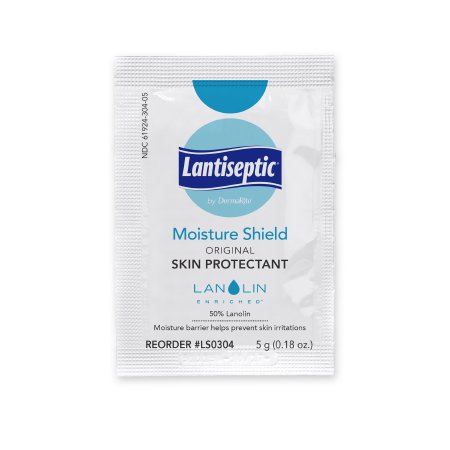 Skin Protectant Lantiseptic® Moisture Shield 5 Gram Individual Packet Lanolin Scent Ointment