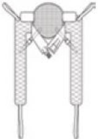 Full Back Sling Hoyer® 4 Point With Head Support Medium 500 lbs. Weight Capacity