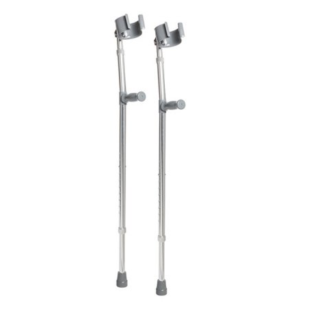 Forearm Crutches drive™ Adult Aluminum Frame 300 lbs. Weight Capacity