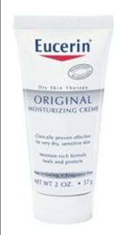 Hand and Body Moisturizer Eucerin® Original 2 oz. Tube Unscented Cream