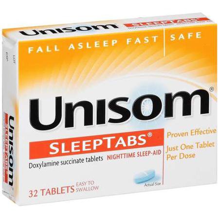 Sleep Aid Unisom® 32 per Bottle Tablet 25 mg Strength