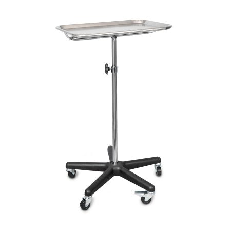 Mayo Instrument Stand Mayo Tray Five Leg Base 28 to 48 Inch Height Range 19 Inch