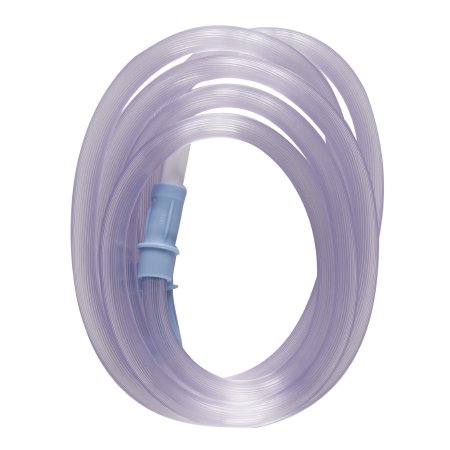 Suction Connector Tubing McKesson 6 Foot Length 0.25 Inch I.D. Sterile Female / Male Connector Clear Ribbed OT Surface PVC
