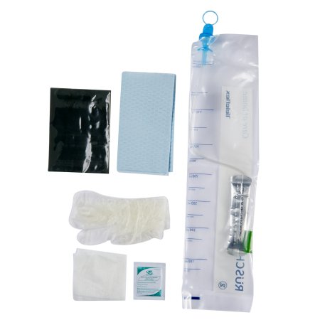 Intermittent Catheter Tray MMG™ H20™ Closed System 14 Fr. Without Balloon Hydrophilic Coated