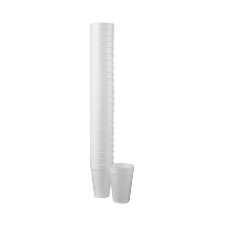 Drinking Cup Dart® 16 oz. White Styrofoam Disposable