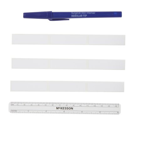Surgical Skin Marker with Label McKesson Gentian Violet Regular Tip Ruler Sterile