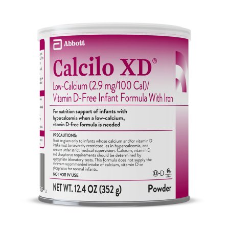 Infant Formula Calcilo XD® 12.4 oz. Can Powder Low Calcium Hypercalcemia