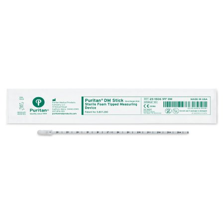 Wound Measuring Device Puritan® Polystyrene Shaft Sterile Foam Tip