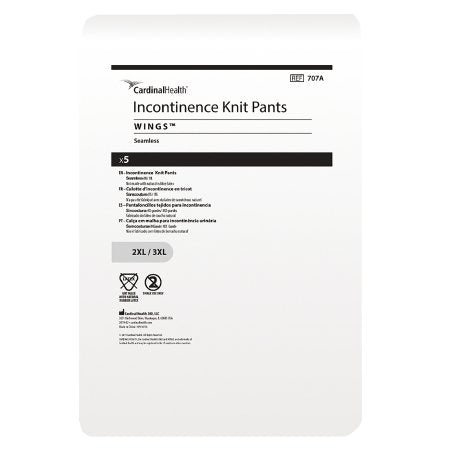 Wings™ Knit Pant Unisex Knit Weave 2X-Large / 3X-Large Pull On Reusable