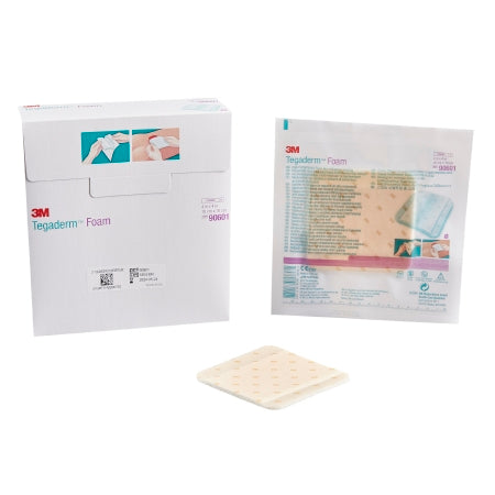 Foam Dressing 3M™ Tegaderm™ High Performance 4 X 4 Inch Without Border Film Backing Nonadhesive Square Sterile