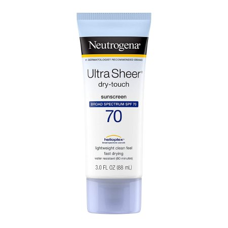 Sunblock Neutrogena® Ultra Sheer® SPF 70 Lotion 3 oz. Tube
