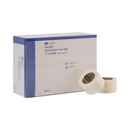 Hypoallergenic Medical Tape Kendall™ Hypoallergenic White 1 Inch X 10 Yard Paper NonSterile
