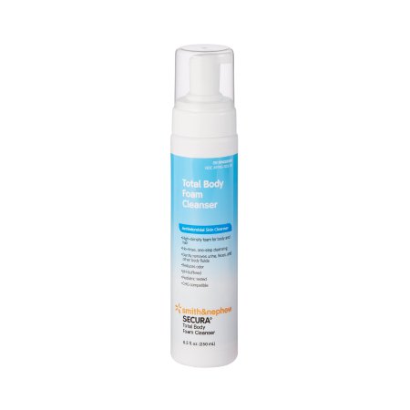 Rinse-Free Antimicrobial Body Wash Secura™ Total Body Foaming 8.5 oz. Pump Bottle Scented