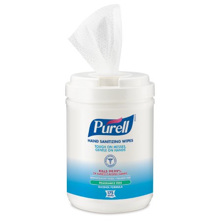 Hand Sanitizing Wipe Purell® 175 Count Ethyl Alcohol Wipe Canister